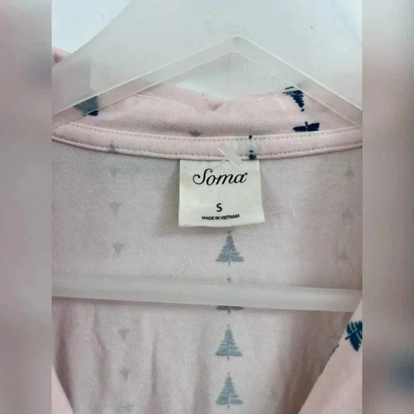 Soma EMBRACEABLE
Pajama Pants Tree Stripe
Porcelain Size S - Picture 4 of 5